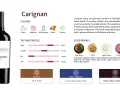 Wino opera prima Carignan: butelka, profile smakowe (wiśnia, malina, pieprz), profil smakowy, parowanie z jedzeniem (mięsa, makaron, sery, wędliny), regiony i kolor.
