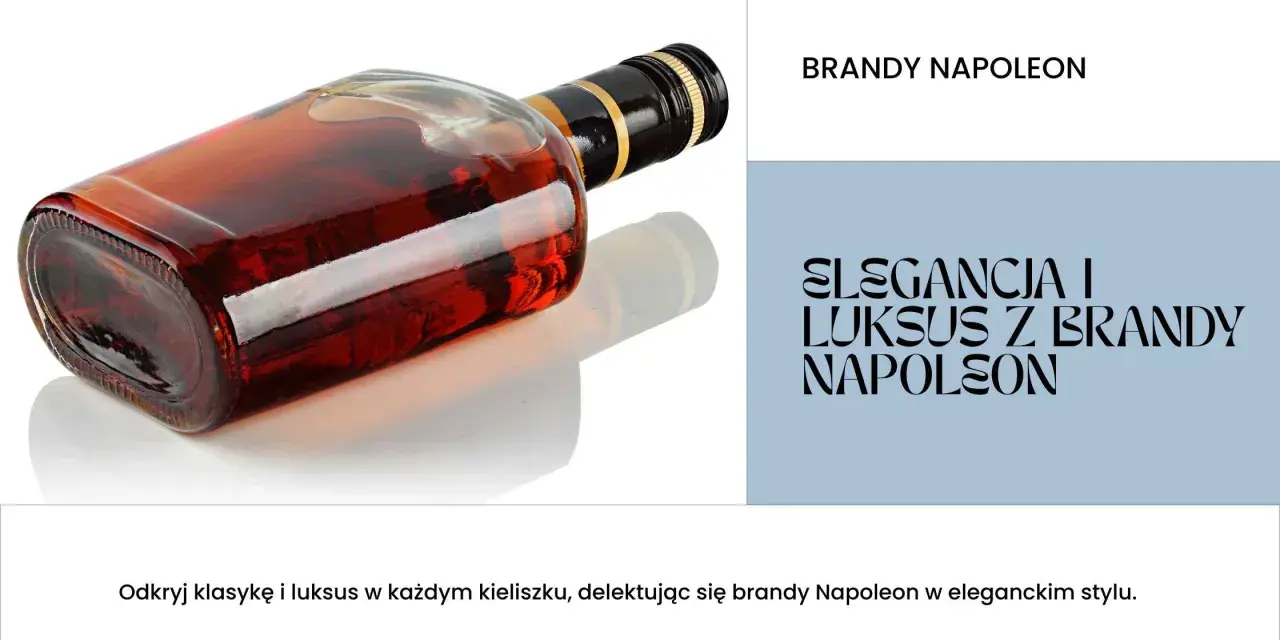 Elegancka butelka brandy Napoleon. Jak pić ten szlachetny trunek? Odkryj klasykę i luksus w każdym kieliszku.